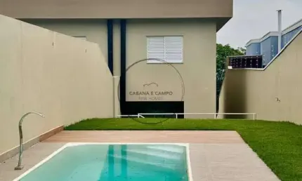 Sobrado novo à venda com 03 suítes e piscina - Jd. Paulista Atibaia