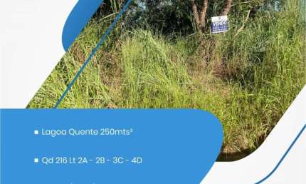 Terreno à venda no bairro Setor Lagoa Quente - Caldas Novas/GO
