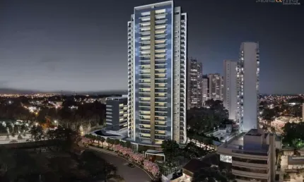 Apartamento para Venda em Curitiba, Campo Comprido, 4 dormitórios, 4 suítes, 5 banheiros, 4 vagas