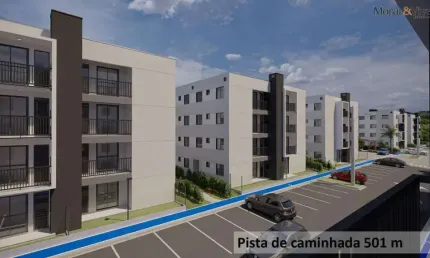 Apartamento para Venda em São José dos Pinhais, Ouro Fino, 3 dormitórios, 1 banheiro, 1 vaga