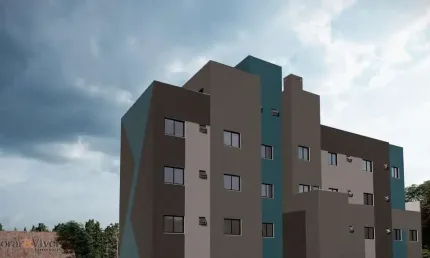 Apartamento Garden para Venda em Curitiba, Cajuru, 1 dormitório, 1 banheiro, 1 vaga