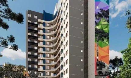 Apartamento para Venda em Pinhais, Centro, 2 dormitórios, 1 banheiro, 1 vaga