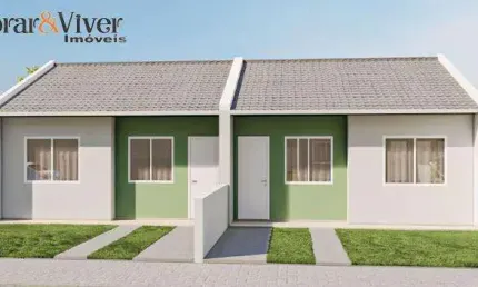 Casa para Venda em Fazenda Rio Grande, Santa Terezinha, 2 dormitórios, 1 banheiro, 1 vaga