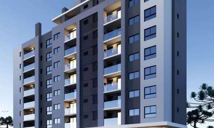 Apartamento para Venda em Pinhais, Centro, 2 dormitórios, 1 suíte, 2 banheiros, 1 vaga