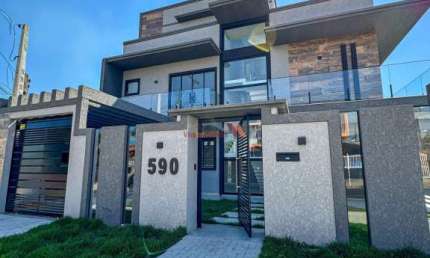 Exclusivo Sobrado de Luxo 225m² com 3 Suítes em Araucária - Conforto, Design e Sofisticação