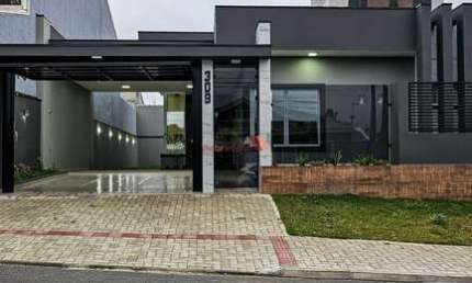 Casa de Luxo com 198m² à Venda em Araucária - Próximo ao Parque Cachoeira