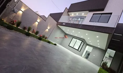 Casa com 3 quartos à venda na rua maringá, iguaçu, araucária, 176 m2 por r$ 1.290.000