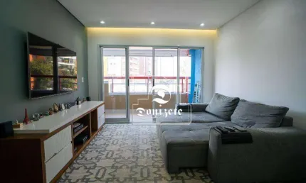 Apartamento com 3 dormitórios à venda, 133 m² por r$ 1.100.000,00 - vila assunção - santo andré/sp