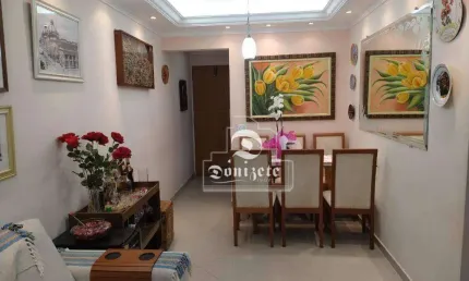 Apartamento com 2 dormitórios à venda, 56 m² por R$ 345.000,00 - Vila Valparaíso - Santo André/SP