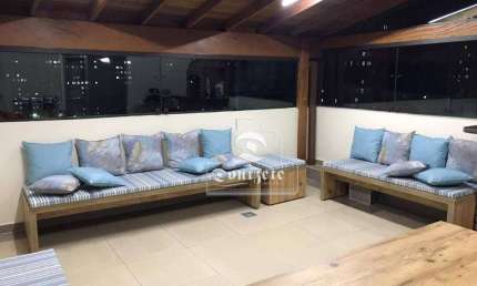 Cobertura com 3 dormitórios à venda, 137 m² por R$ 610.000,00 - Parque São Vicente - Mauá/SP