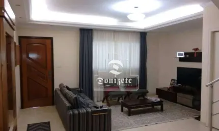 Sobrado com 3 dormitórios à venda, 136 m² por R$ 740.000,00 - Vila Pires - Santo André/SP