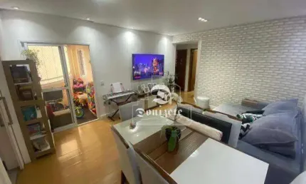 Apartamento com 3 dormitórios à venda, 88 m² por r$ 659.000,00 - vila valparaíso - santo andré/sp