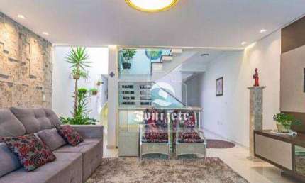 Sobrado com 3 dormitórios à venda, 195 m² por R$ 1.550.000,00 - Vila Assunção - Santo André/SP