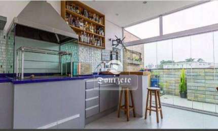 Cobertura com 1 dormitório à venda, 100 m² por R$ 532.000,00 - Vila Pires - Santo André/SP