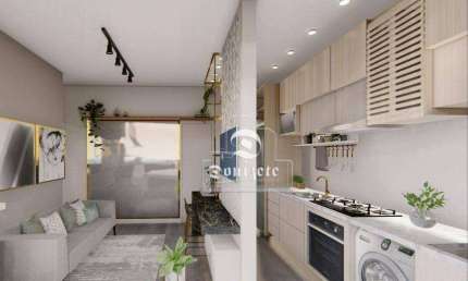 Apartamento à venda, 53 m² por R$ 467.999,00 - Campestre - Santo André/SP