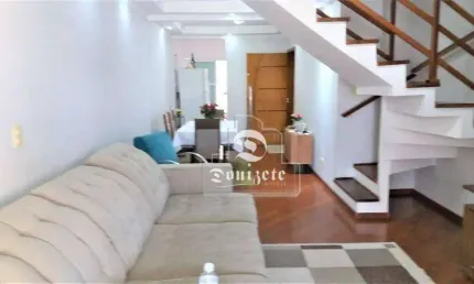 Sobrado à venda, 142 m² por r$ 620.000,00 - vila bela vista - santo andré/sp