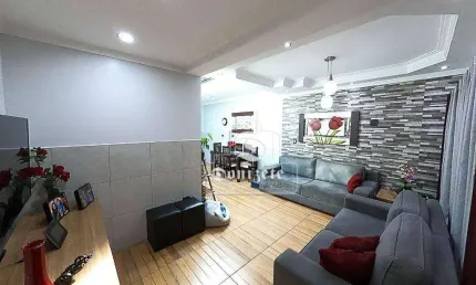 Casa com 2 dormitórios à venda, 150 m² por r$ 670.000,00 - vila lutécia - santo andré/sp