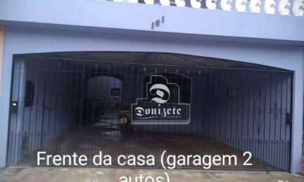 Sobrado Terreno 10x25  com 3 dormitórios à venda, 135 m² por R$ 532.000 - Jardim Las Vegas - Santo André/SP
