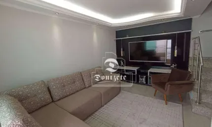 Sobrado com 3 dormitórios à venda, 158 m² por R$ 760.000,00 - Vila Assunção - Santo André/SP