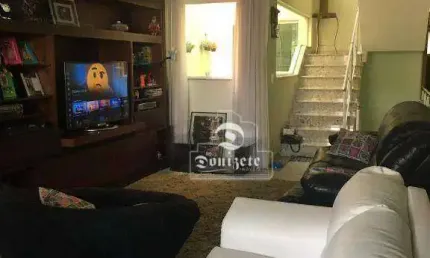 Sobrado com 3 dormitórios à venda, 290 m² por r$ 1.220.000,00 - vila assunção - santo andré/sp