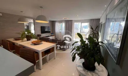 Apartamento com 3 dormitórios à venda, 115 m² por r$ 1.090.000,00 - vila valparaíso - santo andré/sp