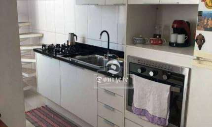 Cobertura com 2 dormitórios à venda, 90 m² por R$ 380.000,00 - Vila Pires - Santo André/SP