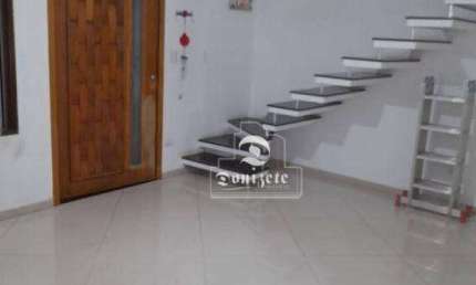 Sobrado com 3 dormitórios à venda, 171 m² por R$ 679.000,00 - Vila Palmares - Santo André/SP