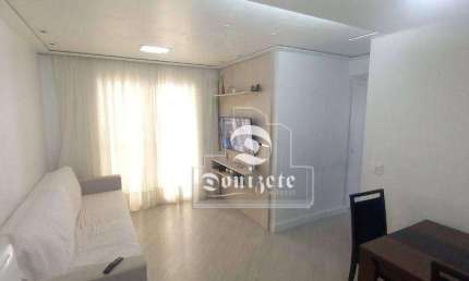 Apartamento com 3 dormitórios à venda, 76 m² por R$ 695.000,00 - Campestre - Santo André/SP