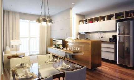 Apartamento Garden à venda, 104 m² por R$ 736.000,00 - Campestre - Santo André/SP