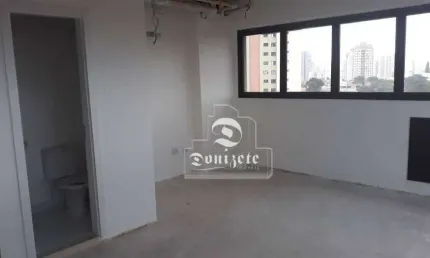 Sala à venda, 33 m² por r$ 320.000,00 - vila assunção - santo andré/sp