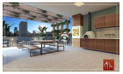 Apartamento com 1 dormitório à venda, 41 m² por R$ 317.900,00 - Vila Valparaíso - Santo André/SP