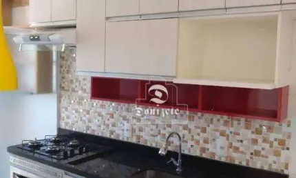 Apartamento com 2 dormitórios, 53 m² - venda por R$ 359.999,99 ou aluguel por R$ 2.433,33/mês - Vila Homero Thon - Santo André/SP