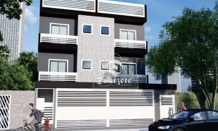 Apartamento à venda, 43 m² por r$ 309.000,00 - parque das nações - santo andré/sp