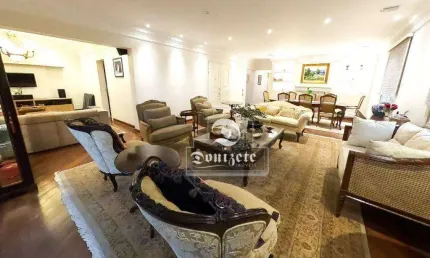 Apartamento com 4 dormitórios à venda, 309 m² por r$ 2.500.000,00 - jardim - santo andré/sp