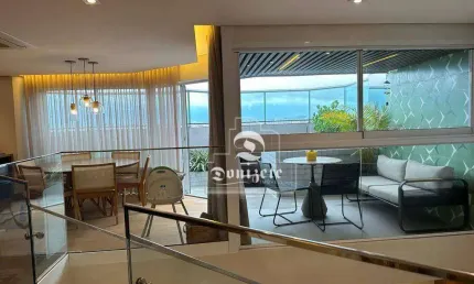 Cobertura com 2 dormitórios, 182 m² - venda por R$ 3.500.000,00 ou aluguel por R$ 11.903,00/mês - Jardim - Santo André/SP