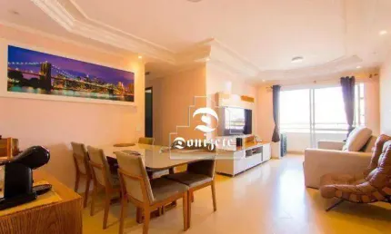 Apartamento com 3 dormitórios à venda, 90 m² por r$ 665.000,00 - vila assunção - santo andré/sp