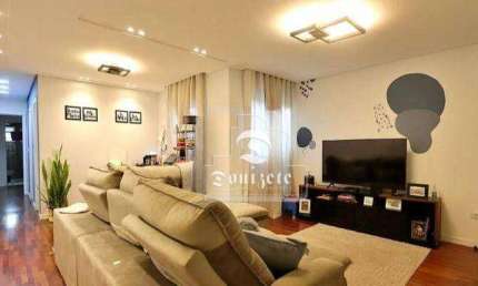 Cobertura com 3 dormitórios à venda, 140 m² por R$ 670.000,00 - Vila Valparaíso - Santo André/SP