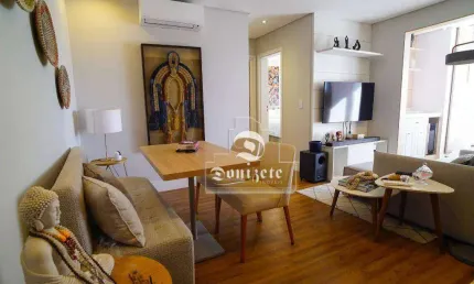 Apartamento com 2 dormitórios à venda, 65 m² por r$ 850.000,00 - jardim - santo andré/sp