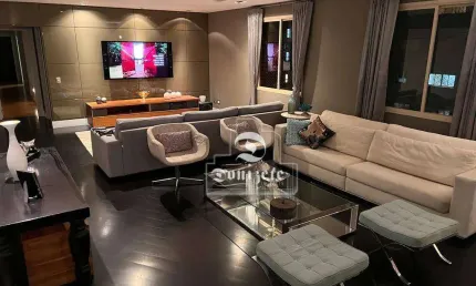 Apartamento com 4 dormitórios à venda, 309 m² por r$ 3.300.000,00 - jardim - santo andré/sp