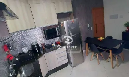 Apartamento com 3 dormitórios à venda, 70 m² por R$ 460.000,00 - Bangu - Santo André/SP