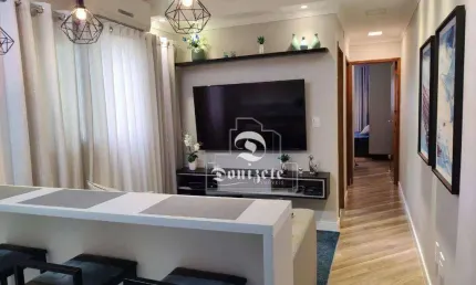 Apartamento com 2 dormitórios à venda, 54 m² por R$ 419.000,00 - Vila Pires - Santo André/SP
