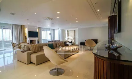 Apartamento à venda, 380 m² por r$ 3.999.999,90 - jardim - santo andré/sp