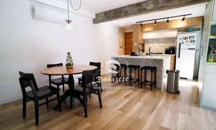 Apartamento com 2 dormitórios à venda, 81 m² por r$ 850.000,00 - jardim - santo andré/sp