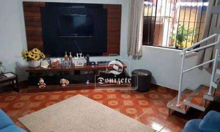 Sobrado com 2 dormitórios à venda, 113 m² por R$ 650.000,01 - Campestre - Santo André/SP