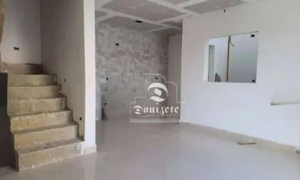 Sobrado com 3 dormitórios à venda, 122 m² por R$ 599.999,99 - Vila Homero Thon - Santo André/SP