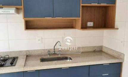 Apartamento com 2 dormitórios para alugar, 65 m² por R$ 4.336,76/mês - Vila Bastos - Santo André/SP