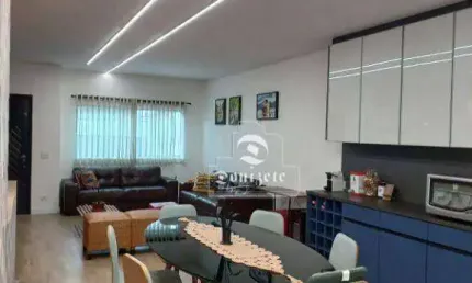 Casa com 2 dormitórios à venda, 155 m² por r$ 1.200.000,00 - vila assunção - santo andré/sp
