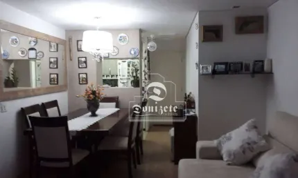 Apartamento com 3 dormitórios à venda, 65 m² por R$ 450.000,00 - Vila Alzira - Santo André/SP