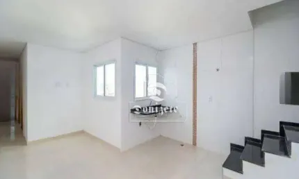 Cobertura com 2 dormitórios à venda, 109 m² por r$ 495.000,00 - vila camilópolis - santo andré/sp