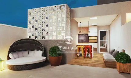 Cobertura com 2 dormitórios à venda, 111 m² por R$ 599.000,00 - Vila Eldízia - Santo André/SP